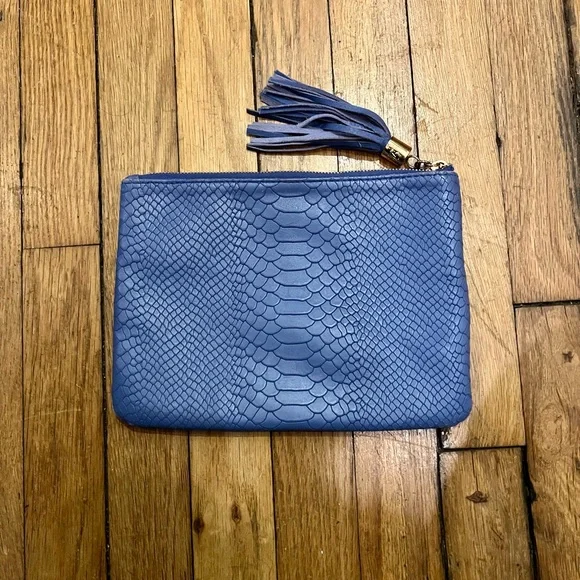 GIGI NEW YORK All In One Clutch Bag Embossed Python - Picture 8 of 9